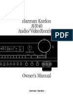 Harman Kardon Avr40 Audio/Videoreceiver