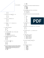 Prueba de Matemáticas 10º