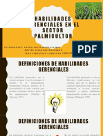 Habilidades Gerenciales en El Sector Palmicultor