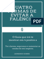 Quatro Dicas de Evitar A Falencia