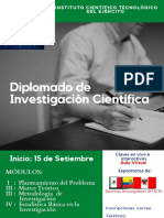 Brochure de Diplomado de Investigación Icte