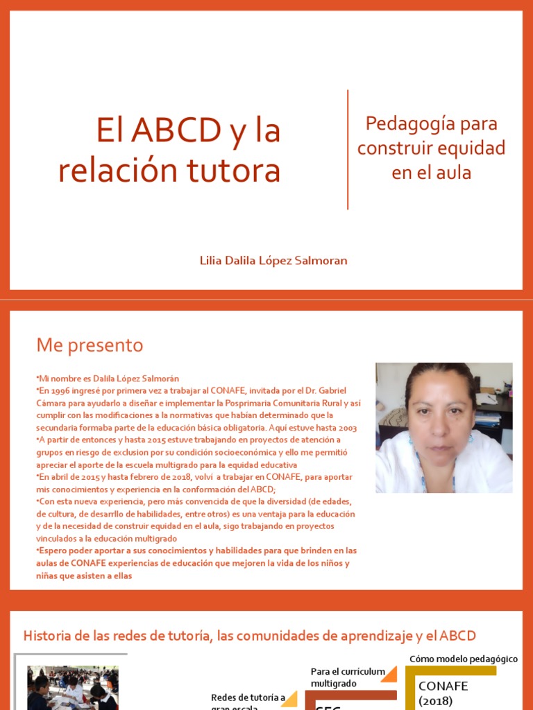 La Relación Tutora | PDF | Salón de clases | Aprendizaje