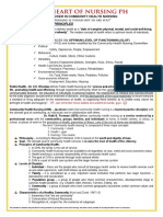 Community Health Nursing (CHN) - Heart of Nursing PH PDF