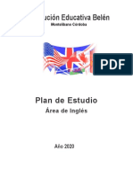 PLAN DE ESTUDIO I.E Belén 2020