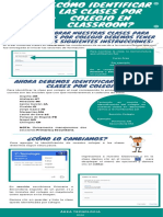 ¿Cómo Identificar Las Clases Por Colegio en Classroom - PDF