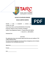 FACULTY KINETIC STUDY