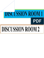 Discussion Room 1 and 2