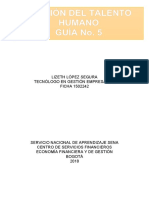 Gu A No. 5 GESTI N DEL TALENTO HUMANO