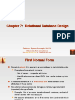 Chapter 7: Relational Database Design