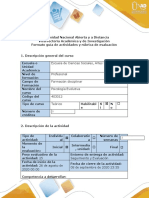 Guía de Actividades y Rúbrica de Evaluación - Reflexión Inicial