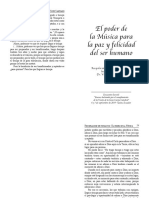 La música: Un poderoso instrumento para la paz y felicidad