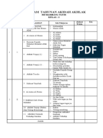 PROGRAM TAHUNAN KELAS 3 AKIDAH AKHLAK.doc