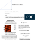 Laboratorio 5. Interferencia de Ondas PDF