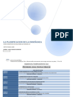 PLANIFICACION DE LA ENSEÑANZA LA PROGRAMACION EN EL AULA Semana 10