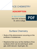 Surface Chemistry: Adsorption