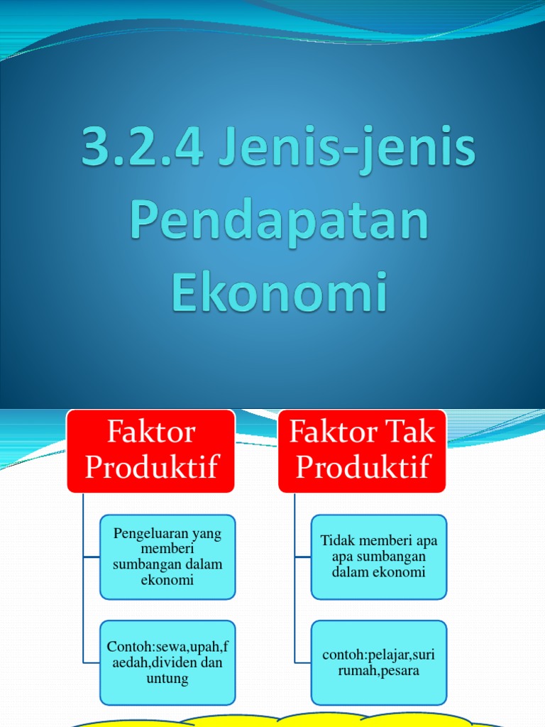 3.2.4 Jenis Pendapatan | PDF