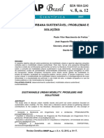 Mobilidade Urbana Sustentável - Problemas e Soluções