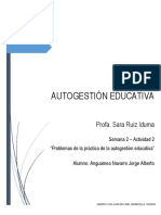 Problemas de La Práctica de La Autogestión Educativa