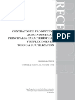 Contratos de Produccion Agroindustrial Principales