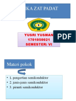 FISIKA ZAT PADAT (PPT) - Yusri Yusman