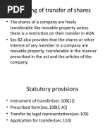 Share Transfer Instrument Template | PDF | Hong Kong