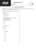 Instruction: Answer All Questions. Each Question Is Followed by Four Choices of Answers. Choose The Correct