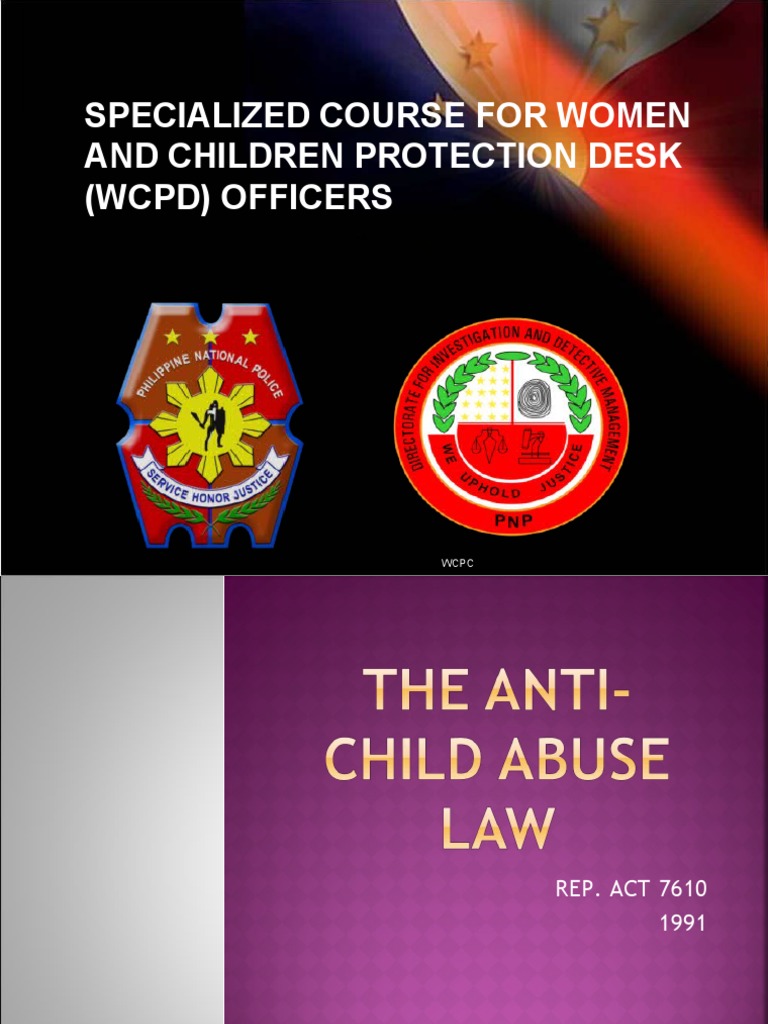 WCPD Specialized Course Overview | PDF | Child Abuse | Child Sexual Abuse