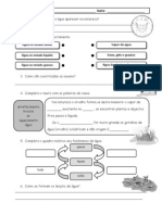 Ficha de Trabalho - Ciclo Da Água 4º Ano