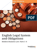 English Legal System and Obligations PDF