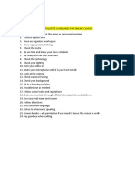 Netiquette Guidelines For Online Class PDF