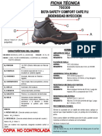 Bota Safety Comfort Cafe P.U Bidensidad Inyección PDF