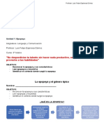 Guia Final Contenido Epopeya 8 Basico Semana 3 y 4 Junio (Guia Ejemplo)