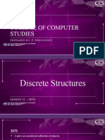 College Computer Studies Discrete Math Sets