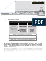 Comprensión de lectura y procesos de prelectura