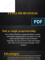 types of business