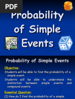 1 Probability of Simple Events (1)