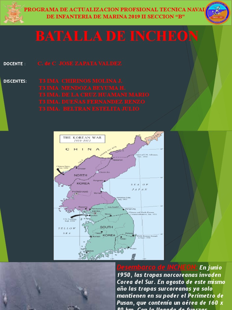 Desembarco de Incheon en 1950 | PDF | Batalla de Inchon | Conflictos