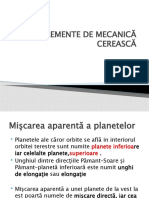 Elemente de Mecanica Cereasca