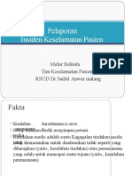 Pelaporan Insiden Keselamatan Pasien - 18102016 ORDIK