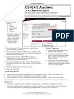 LexisNexis Quick Reference