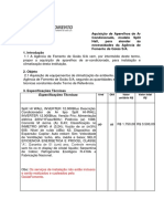 Modelo Termo de Refêrencia - Aquisição de Aparelhos de Ar Condicionado Split - 2020.1 PDF