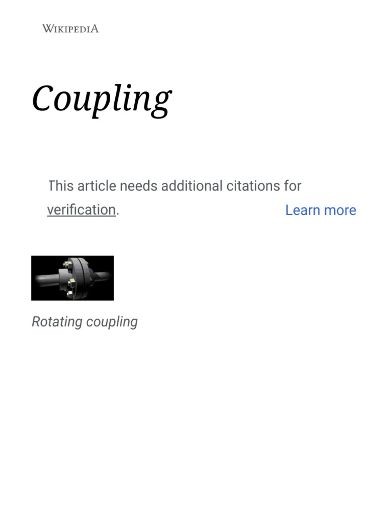 Coupling - Wikipedia