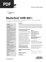 Masterseal Awb 660 I: Air/Water-Resistive Barrier Membrane Class 1 Vapor Retarder Formerly Enershield I