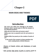 Chaper-2: Main Ideas and Themes