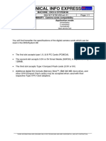 Technical Info Express: Machine: Dks & System 88 SUMMARY: Camera Cards Compatibility Application On: Application Mode