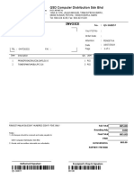 Invoice: QSD Computer Distribution SDN BHD