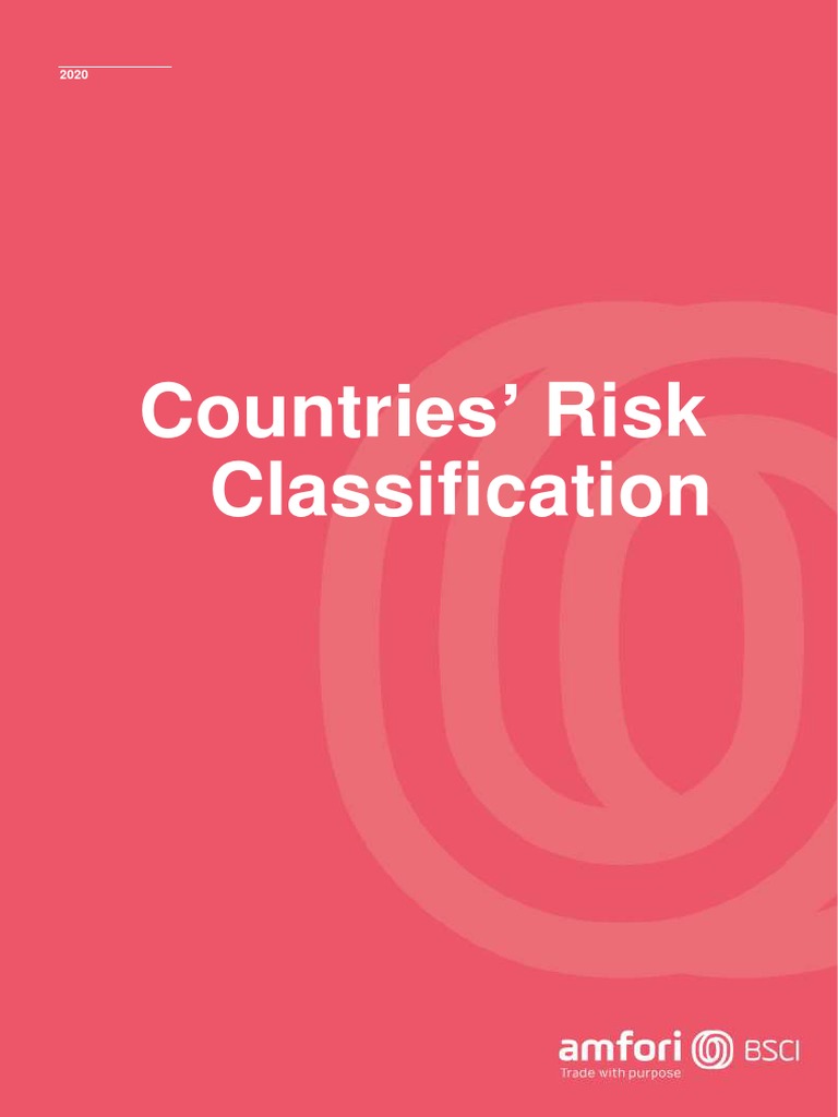 Amfori BSCI Country Risk Classification 2020 | PDF | Jamaica | Failed State