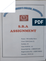 sba assingmnt