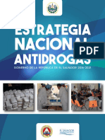 El Salvador Estrategia Nacional Antidrogas 2016 2021