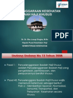 Penyelenggaraan Kesehatan Jemaah Haji Khusus